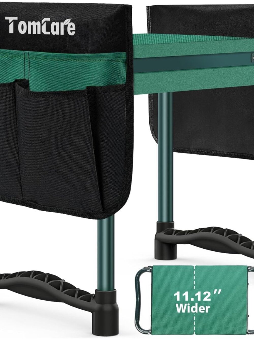 Garden Kneeler and Seat, 11.12" Kneeling Pad Sturdy Garden Bench